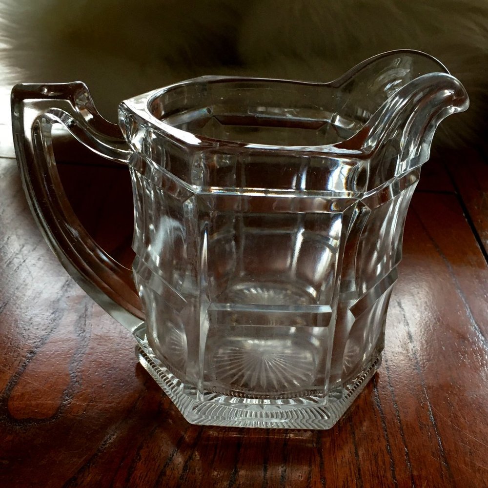 Vintage Glass Pitcher